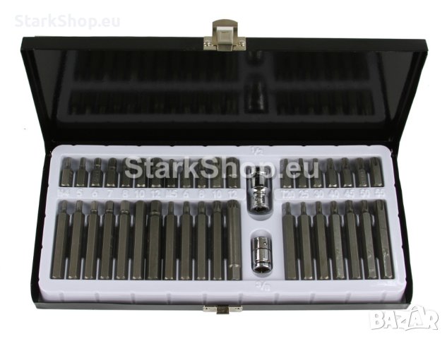Комплект накрайници в метална кутия – торкс 40 части Mar-Pol, снимка 4 - Други инструменти - 40441162