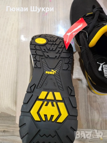 Работни защитни обувки Puma Crosstwist black mid Sb, снимка 3 - Маратонки - 52616801