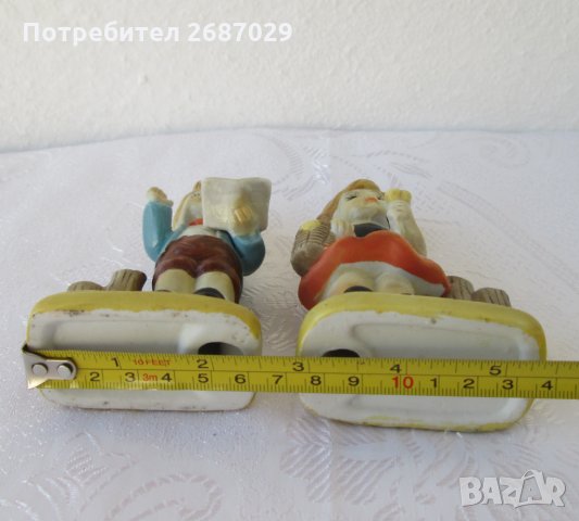 2 бр  стари фигури момче момиче керамика порцелан, червена шапчица, снимка 7 - Декорация за дома - 29125581