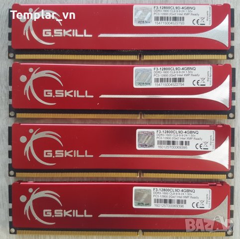 Corsair Dominator 3x2 GB DDR3 1600 888 // Gskill 4x2 DDR3 1600, снимка 3 - RAM памет - 40917434