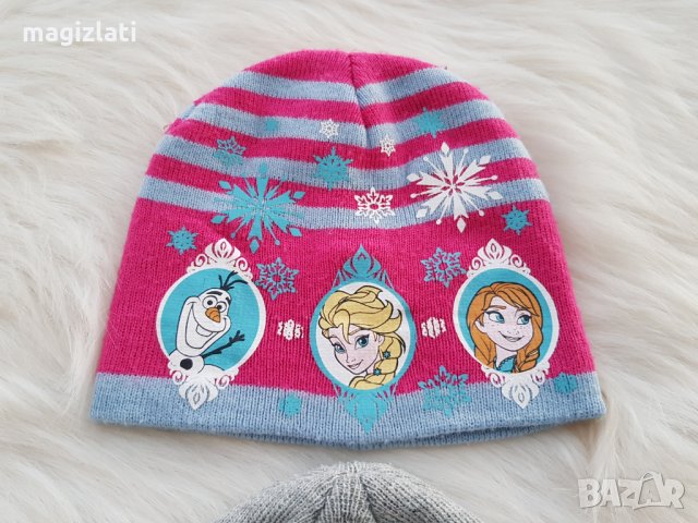 Детски шапки Елза и Мини Маус 3-6 години, снимка 3 - Шапки, шалове и ръкавици - 31980020