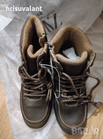 Зара боти естествена кожа , снимка 7 - Детски обувки - 42355326