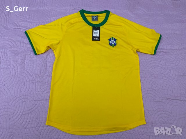 Тениска Бразилия Пеле номер 10, снимка 1 - Фен артикули - 40663121