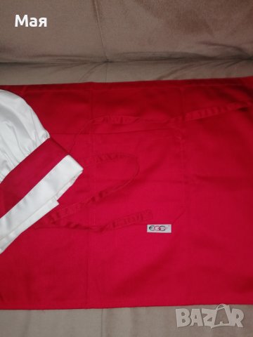 Престилка и шапка, снимка 3 - Прибори за хранене, готвене и сервиране - 37324813