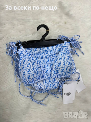 Fendi Син Дамски Бански С 2 Части👙Дамски Бански С Две Части В Син Цвят Фенди Код SK1323