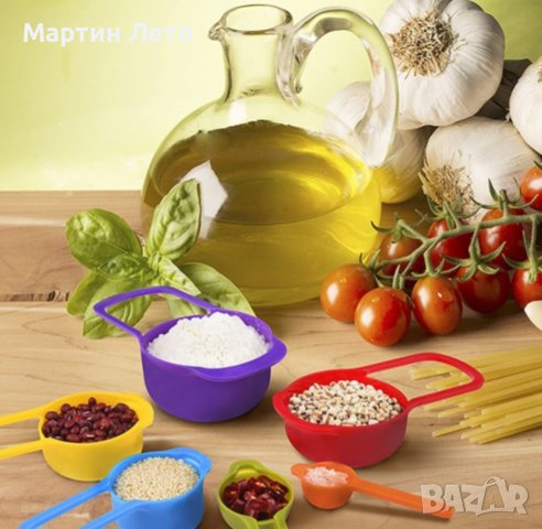 Мерителни лъжици. 6 бр. Цветни., снимка 5 - Аксесоари за кухня - 39472708