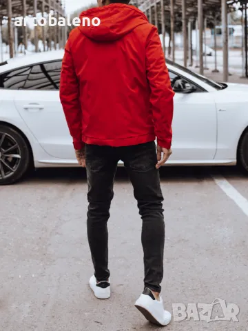 Мъжко преходно яке с качулка, 5цвята , снимка 14 - Якета - 47359549