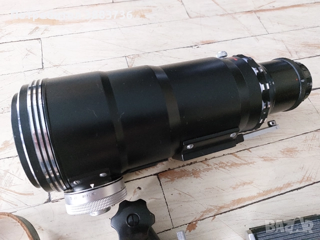 Фотоснайпер Зенит ЕС с Обектив TAIR-3S 300мм F4.5 + Индустар 50мм, снимка 3 - Фотоапарати - 51511571