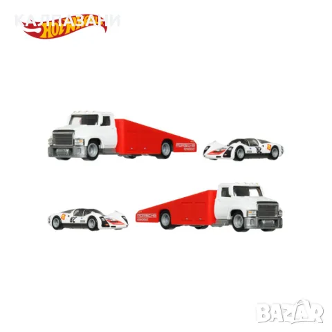 Hot Wheels Team Transport '66 Porsche 906 Carrera 6 FLF56 Асортимент, снимка 2 - Коли, камиони, мотори, писти - 47776193