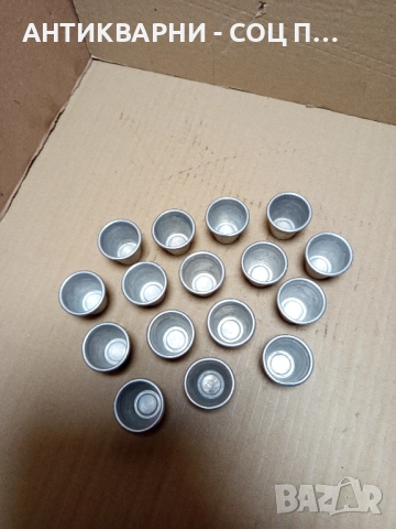 Комплект Стари Малки Чашки Шотове Шот 16бр., снимка 4 - Антикварни и старинни предмети - 51645583