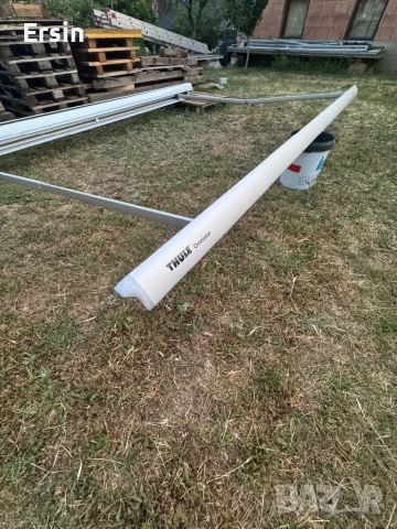 Тента Thule Omnistor 3.5м таванен монтаж (Тентата е без плат), снимка 4 - Палатки - 50660272