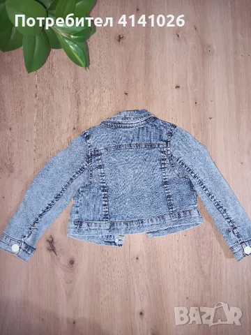 Детско дънково яке + ПОДАРЪК дънки, снимка 2 - Детски якета и елеци - 47459033