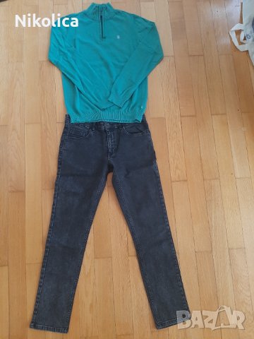 Страхотен суитшърт Propeller,блуза DKNY,пуловер CK и дънки LCW за 12 г. момче, снимка 6 - Детски Блузи и туники - 38083552