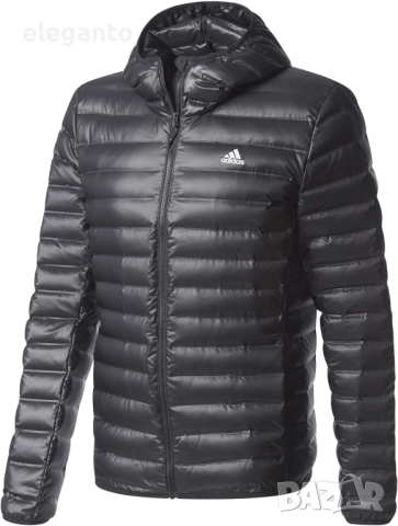 НОВО Мъжко пухено яке ADIDAS VARILITE HOODED JACKET, S размер