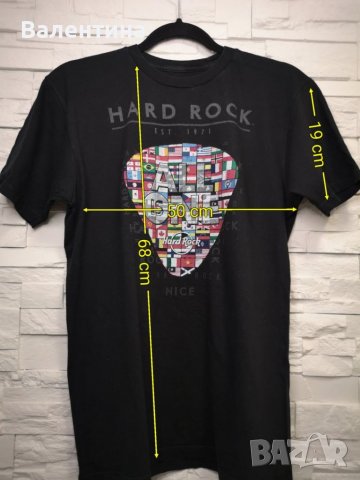 Разпродажба! Hard rock vintage мъжка/дамска/унисекс маркова тениска Nice, M, снимка 6 - Тениски - 36886711