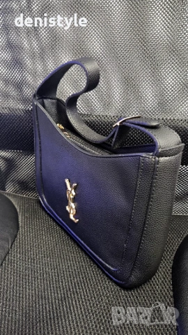 Дамска черна кожена чанта, снимка 2 - Чанти - 54252654