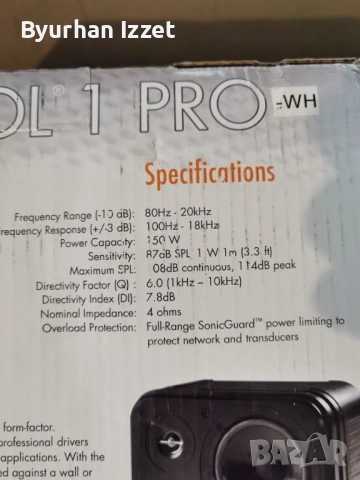 Комплект тонколони JBL CONTRL 1 PRO, снимка 3 - Тонколони - 54053246