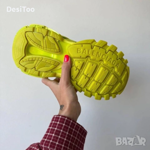 Balenciaga Track Sneaker "Neon Yellow" , снимка 2 - Маратонки - 54348718