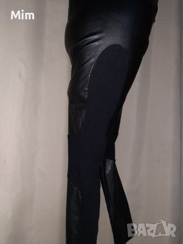 Jane Norman L Черен кожен клин , снимка 3 - Клинове - 38142254