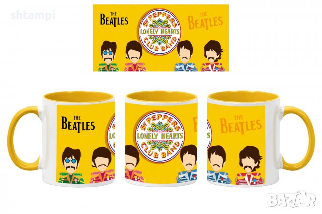 Чаша Beatles 19,Керамична Чаша, Кафе Чай, Игра,Изненада,Подарък,Повод,Празник,Рожден Ден, снимка 7 - Чаши - 38508827