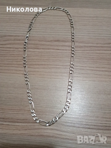 Масивен сребърен ланец проба 925