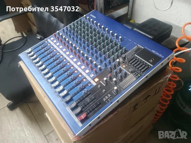 Пулт YAMAHA MG16 6FX, снимка 3 - Ресийвъри, усилватели, смесителни пултове - 53252977