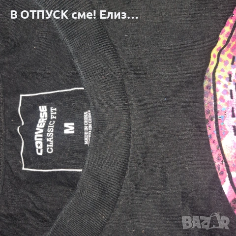 Оригинал тениска памук нова  Converse, снимка 2 - Тениски - 54245716