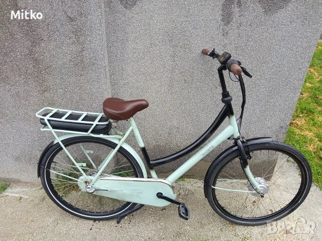 28 цола електрически алуминиев велосипед с 3 скорости усилени капли амортисьои преден , снимка 7 - Велосипеди - 54058384