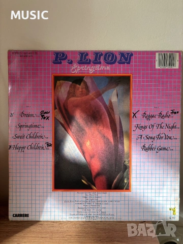 P. Lion - Springtime, снимка 2 - Грамофонни плочи - 54078285