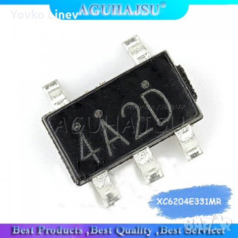 XC6204E331MR SOT23-5 smd marking - 4A2D  LDO Regulator 3.3V - 2 БРОЯ, снимка 2 - Друга електроника - 29325581