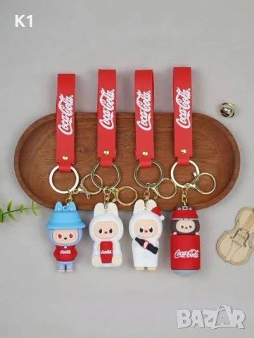 Лабубу ключодържател Кока Кола, Labubu Coca Cola , снимка 2 - Образователни игри - 51026947