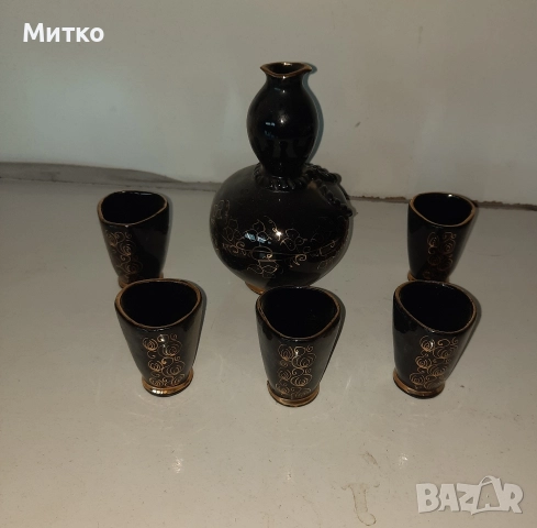 Ретро Битови керамични сервизи за ракия., снимка 14 - Сервизи - 52860872