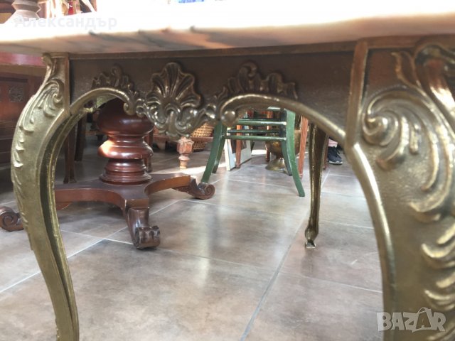 Барокова маса  №3477, снимка 8 - Антикварни и старинни предмети - 39743952