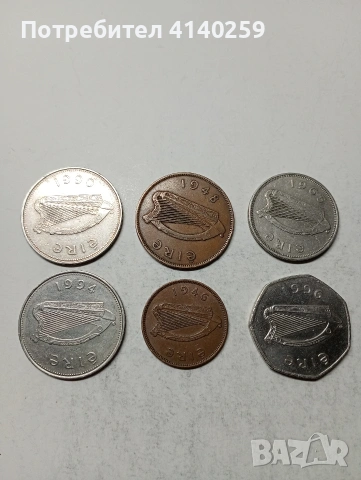 ИРЛАНДИЯ МОНЕТИ , снимка 5 - Нумизматика и бонистика - 54130338