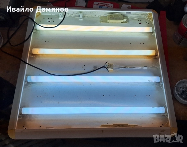 Лампа за таван. Осветително тяло 60см на 60см, снимка 2 - Соларни лампи - 52107922