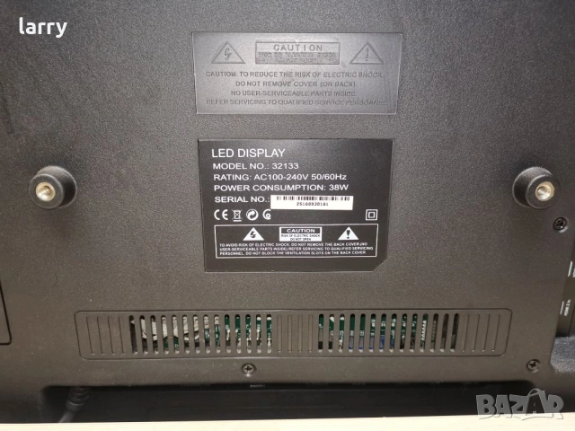 Телевизор Crown LED 32133 на части, снимка 3 - Части и Платки - 54351646