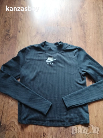 Nike Sportswear Air Mock - страхотна дамска блуза С, снимка 7 - Блузи с дълъг ръкав и пуловери - 54019389