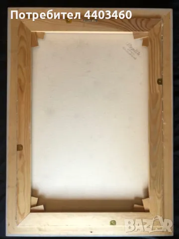 “Flußaufwärts (Upstream) Sahm 98 / картина /, снимка 3 - Други ценни предмети - 50048759