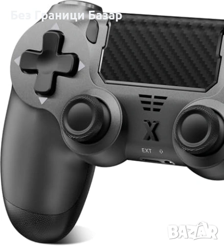 Нов контролер Bluetooth джойстик за PS4 Pro Slim PC с вибрация и жак Геймпад игри