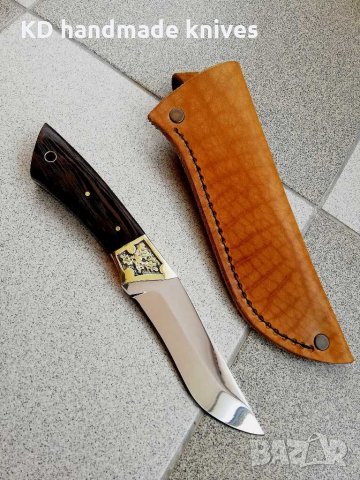 Ръчно изработен ловен нож от марка KD handmade knives ловни ножове, снимка 4 - Сафари почивки - 30284361