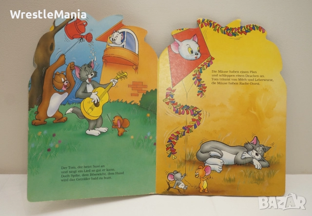 Vintage Колекционерска Книжка с твърди картонени корици на Tom & Jerry от 1990г , снимка 14 - Колекции - 52178519