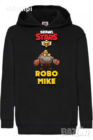Детски Суитчър/Суитшърт Robo Mike,Brawl Stars,Игра,Подарък,Изненада,Забавление,Рожден Ден, снимка 2 - Детски анцузи и суичери - 38315754