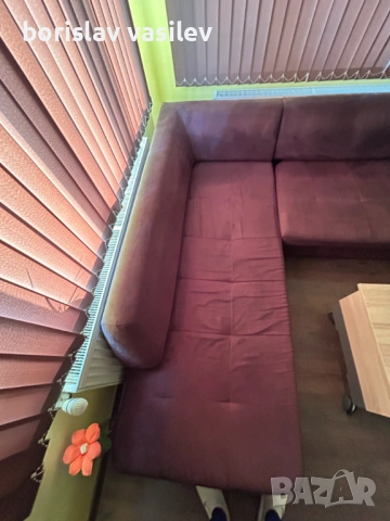 Ъглов диван, снимка 3 - Дивани и мека мебел - 53927366