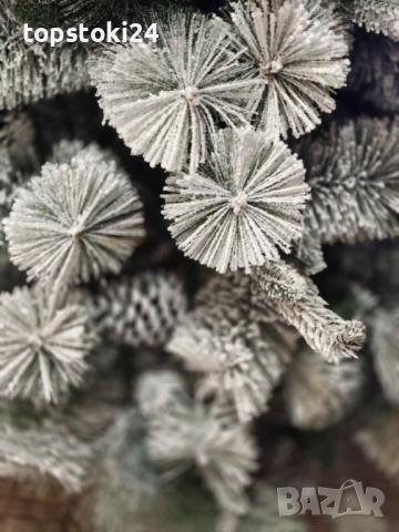 Изкуствено борче/елха със заскрежени иглички, снимка 16 - Други стоки за дома - 52352332