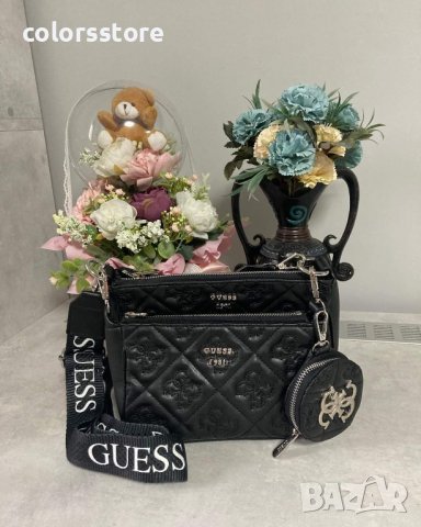 Черна чанта Guess 3в1 код SG56
