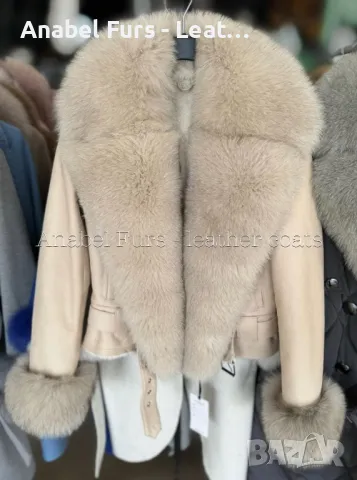 Дамски палта от естествена кожа и естествен косъм, снимка 9 - Палта, манта - 47766121
