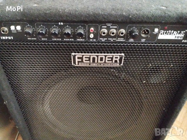 FENDER rumble 100 1x15" - усилвател (комбо) за бас китара, снимка 1 - Китари - 44406842