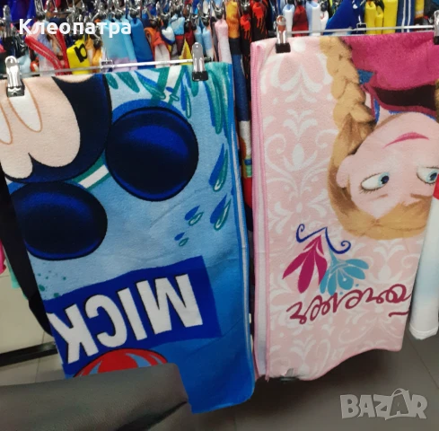 Нови детски хавлии за плаж с анимационни герои, снимка 1