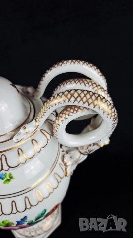 Ваза - Dresden, Carl Thieme Potschappel, снимка 3 - Вази - 52434477