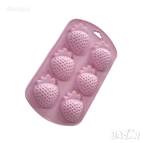 4179 Силиконова форма за бонбони и лед Ягоди, снимка 4 - Форми - 42861802